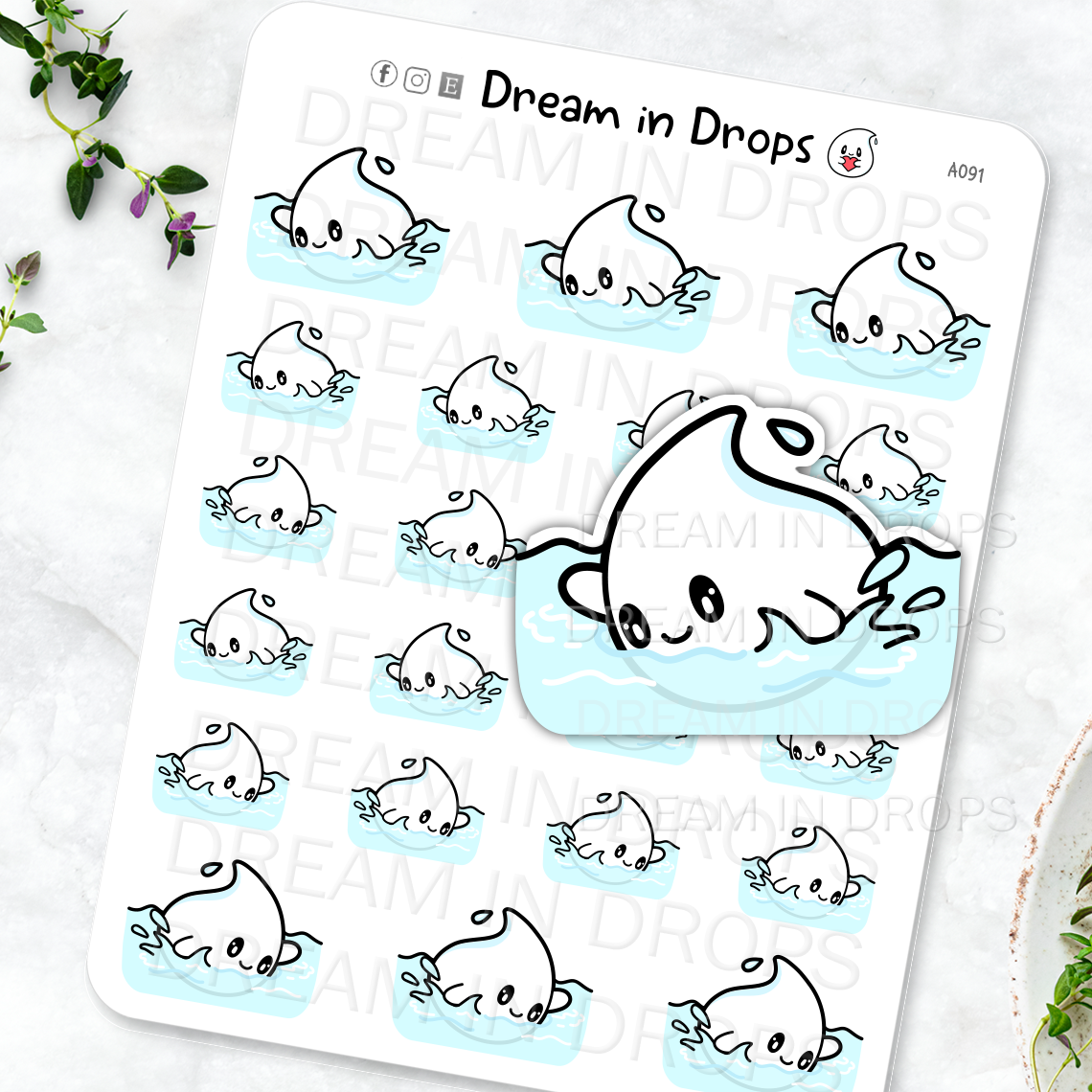 Swimming stickers, cute swimming lessons stickers, swimming at the bea ...