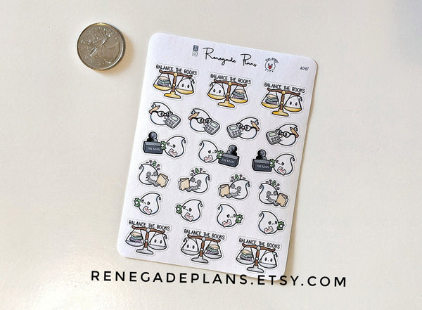 Tax Stickers, Cute Budget Planner Stickers, Pay Bill Stickers, Accounting Stickers, Expense Stickers, math stickers, Calculator Stickers