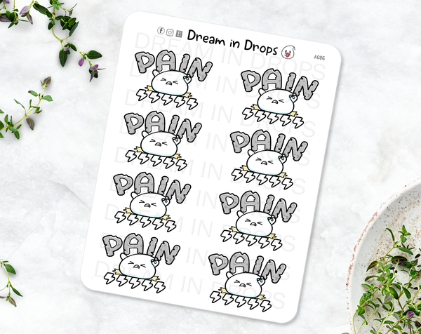 Pain Tracking Stickers