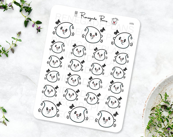 Dancing stickers, dance lesson sticker, dance planner stickers, cute music planner stickers, kawaii dancing, party, music note stickers